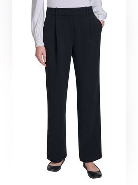 NWT DKNY Black Wide-Leg Dress Pants size 16